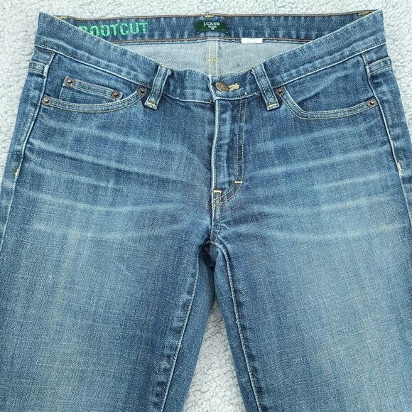 J. Crew Women's Stretch Bootcut Jeans 28R Blue - Picture 4 of 7